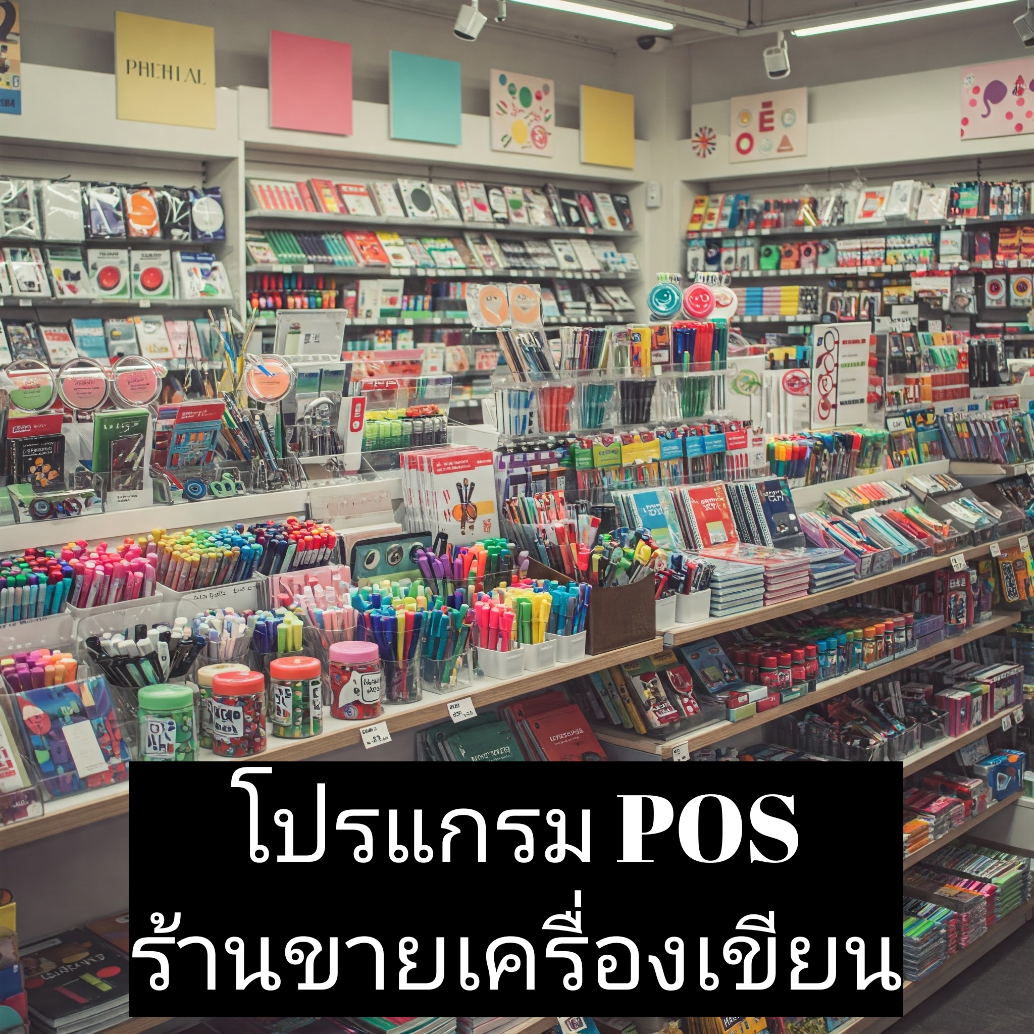 โปรแกรม pos ร้านขายเครื่องเขียน