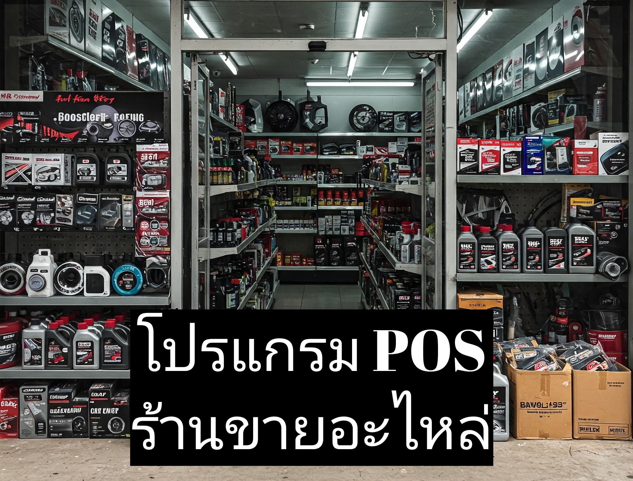 โปรแกรม POS ร้านขายอะไหล่