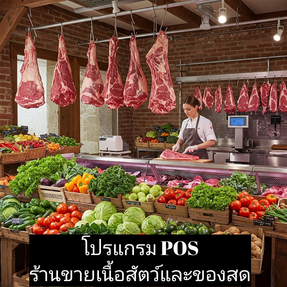 โปรแกรม POS เฉพาะทางสำหรับร้านขายเนื้อสัตว์และของสด
