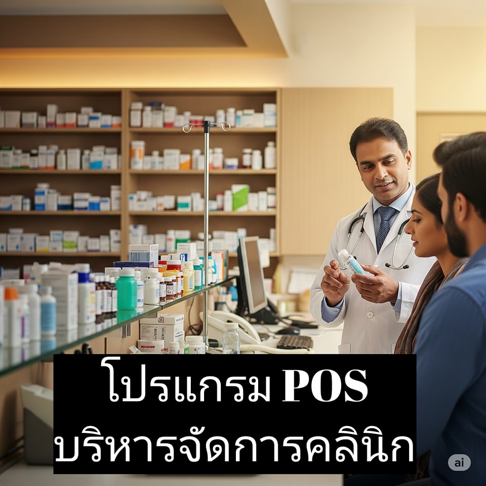 โปรแกรม POS บริหารจัดการคลินิก