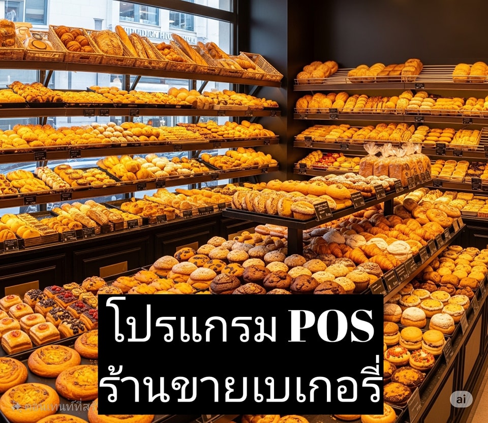 โปรแกรม POS ร้านขายเบเกอรี่