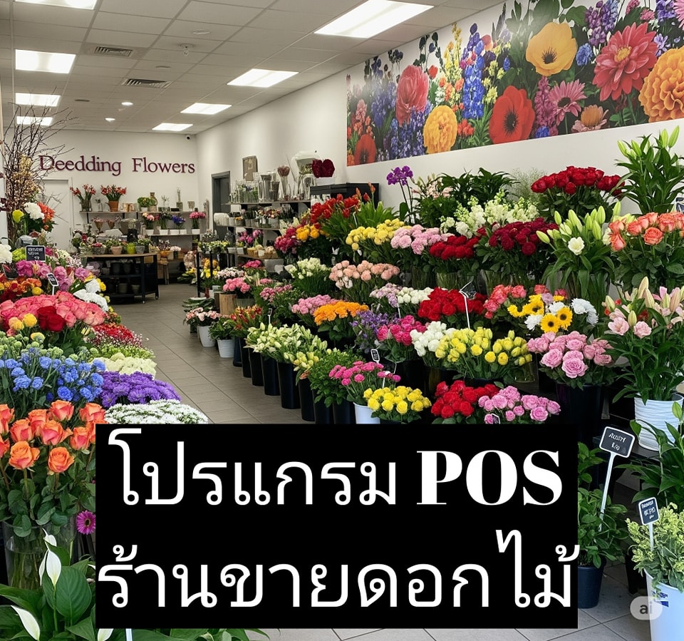 โปรแกรม POS ร้านขายดอกไม้