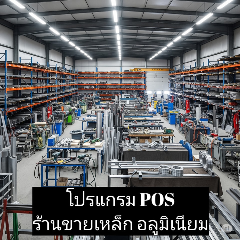 โปรแกรม POS ร้านขายเหล็ก-อลูมิเนียม
