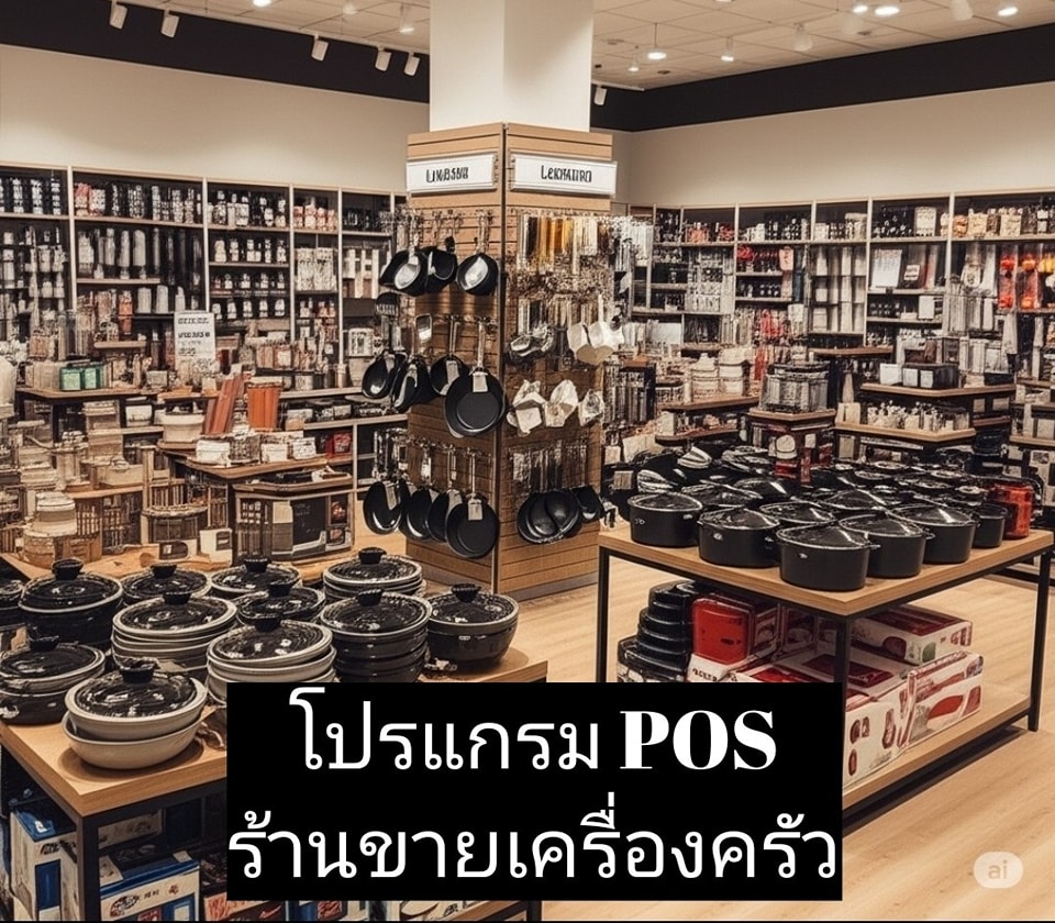 โปรแกรม POS ร้านเครื่องครัว