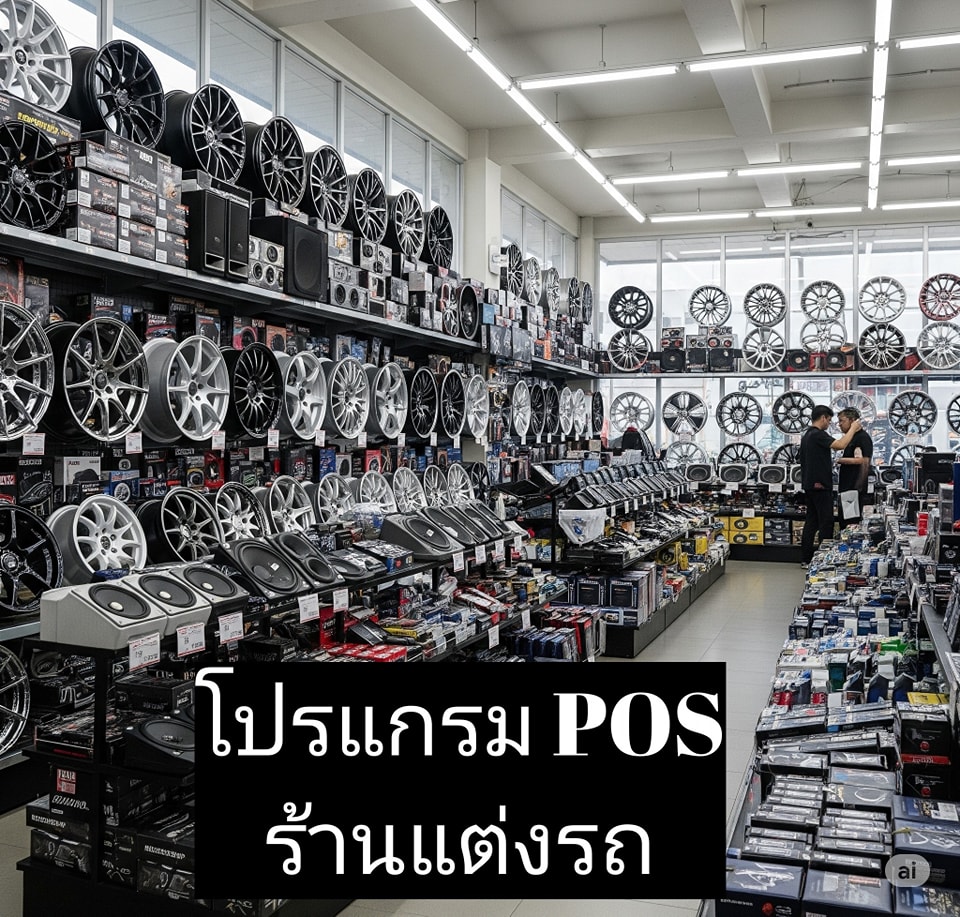 โปรแกรม POS ร้านแต่งรถ