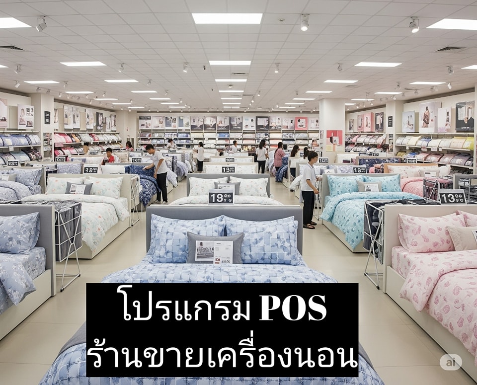 โปรแกรม POS ร้านเครื่องนอน