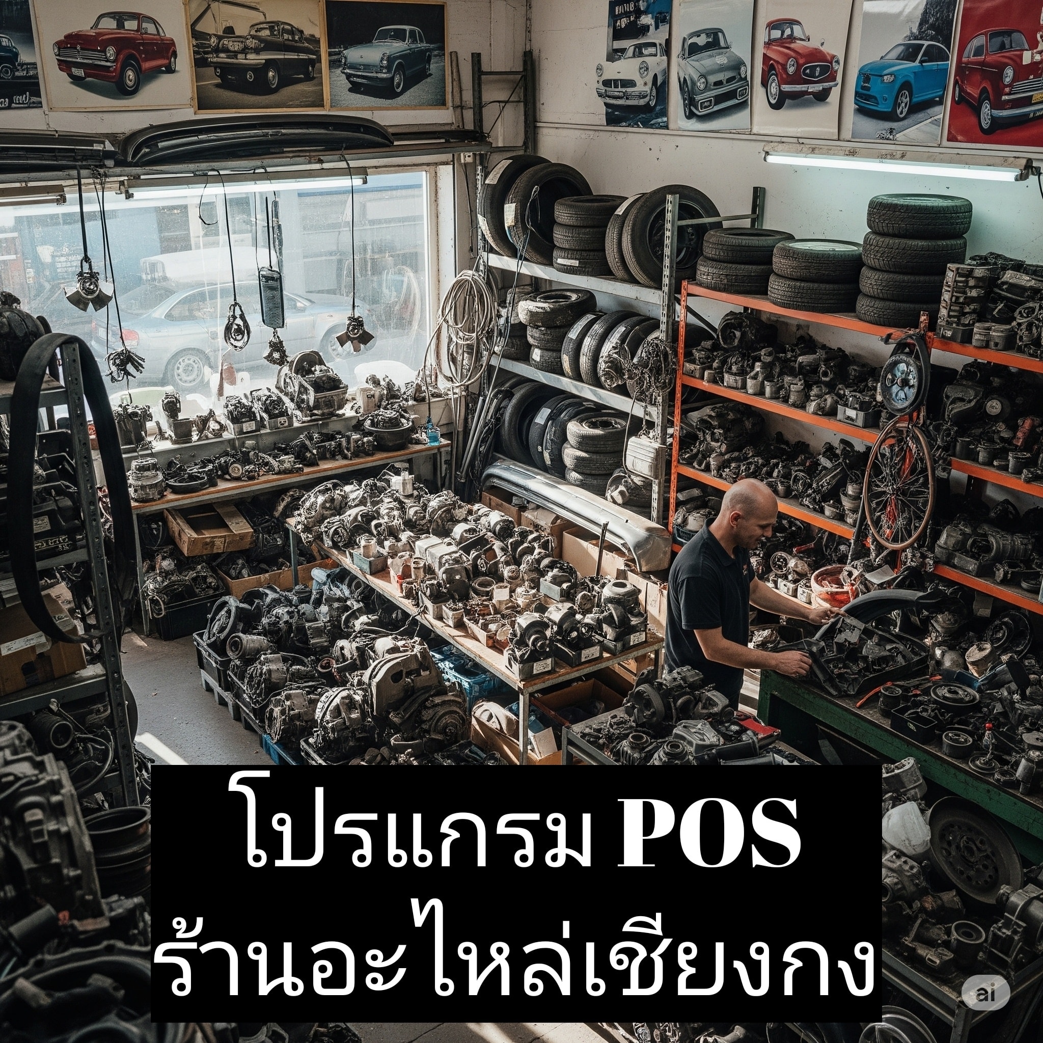 โปรแกรม POS ร้านอะไหล่เชียงกง