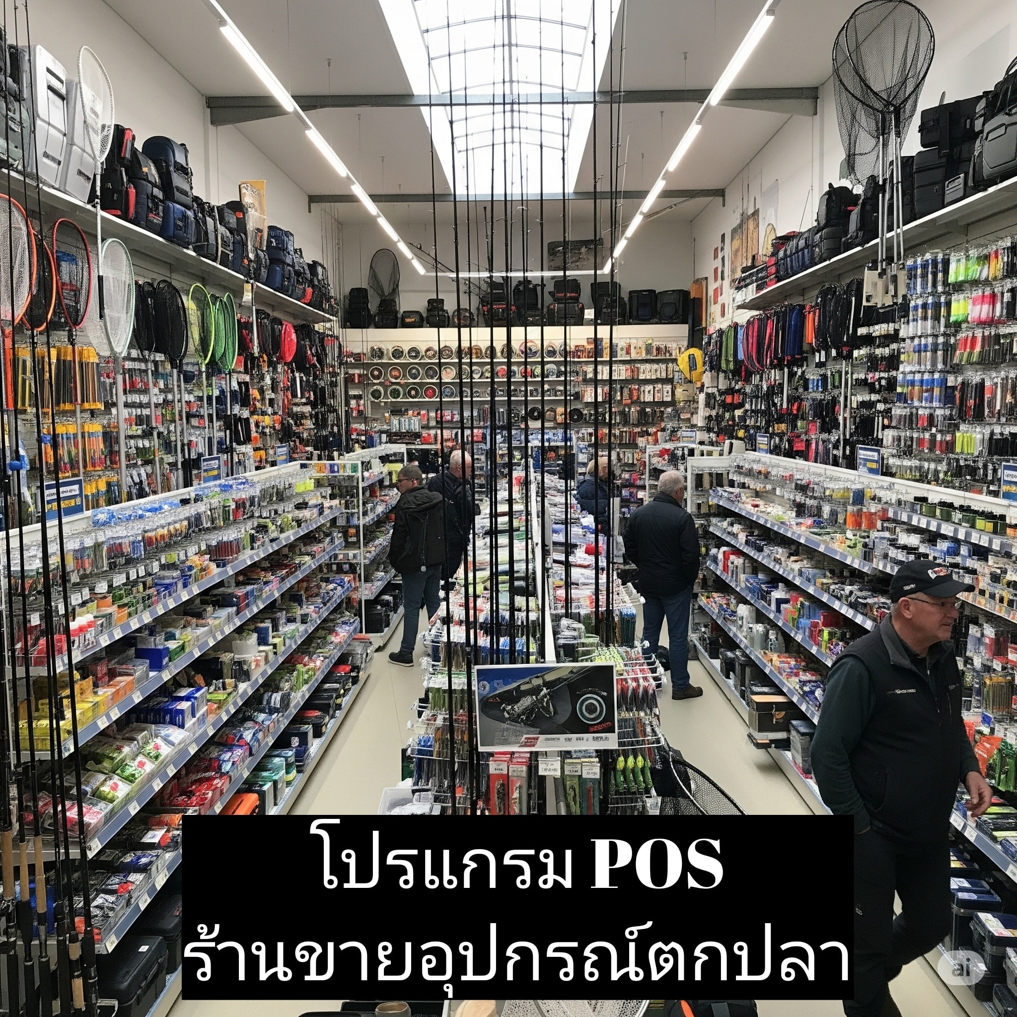 โปรแกรม POS ร้านขายอุปกรณ์ตกปลา