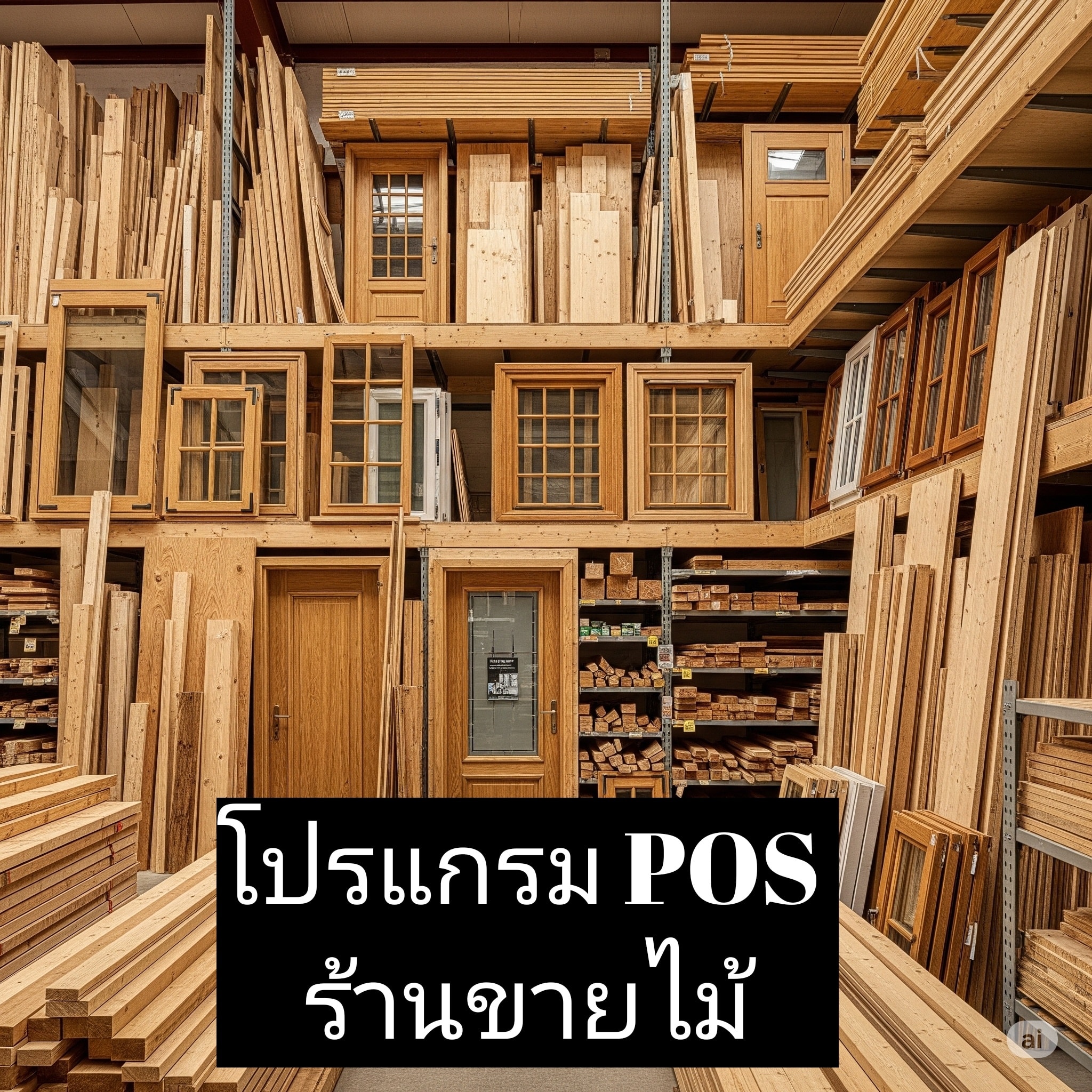 โปรแกรม POS ร้านขายไม้