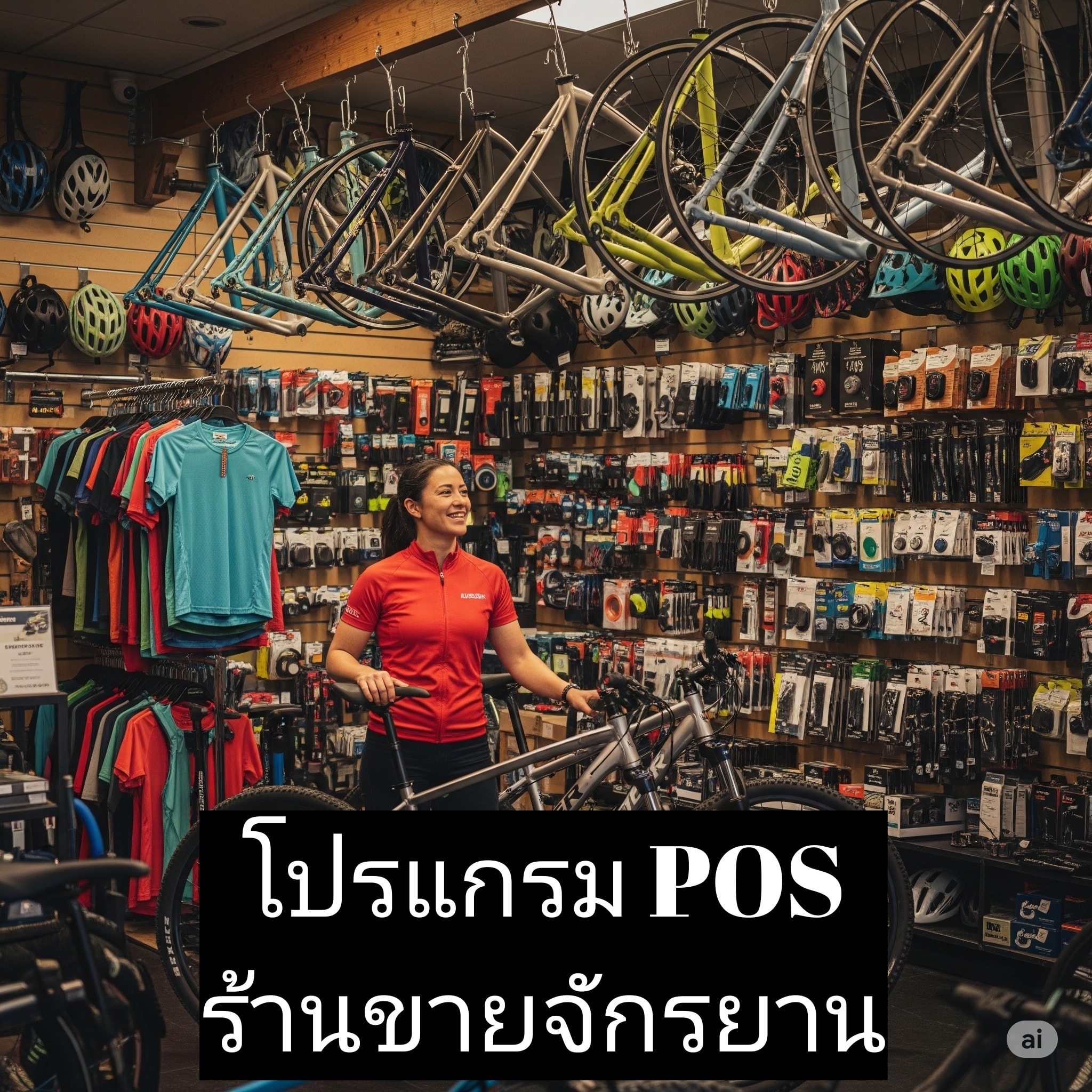 โปรแกรม POS ร้านขายจักรยาน