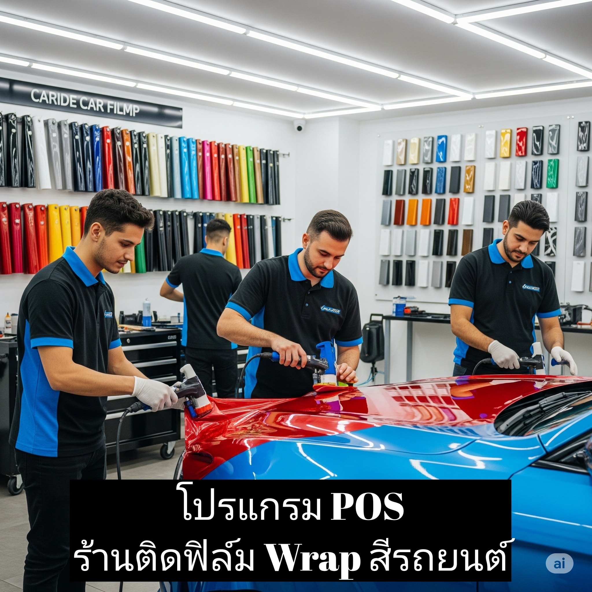 โปรแกรม POS ร้านติดฟิล์ม