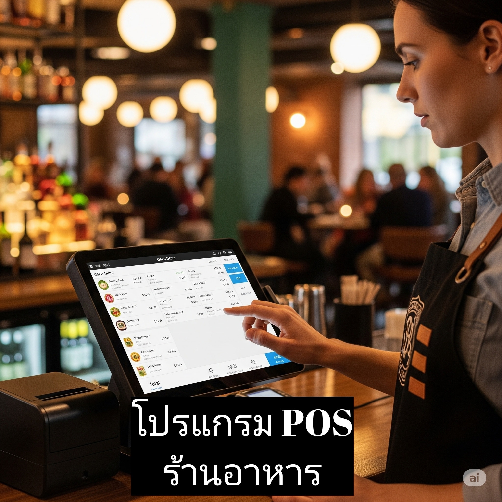 โปรแกรม POS ร้านอาหาร