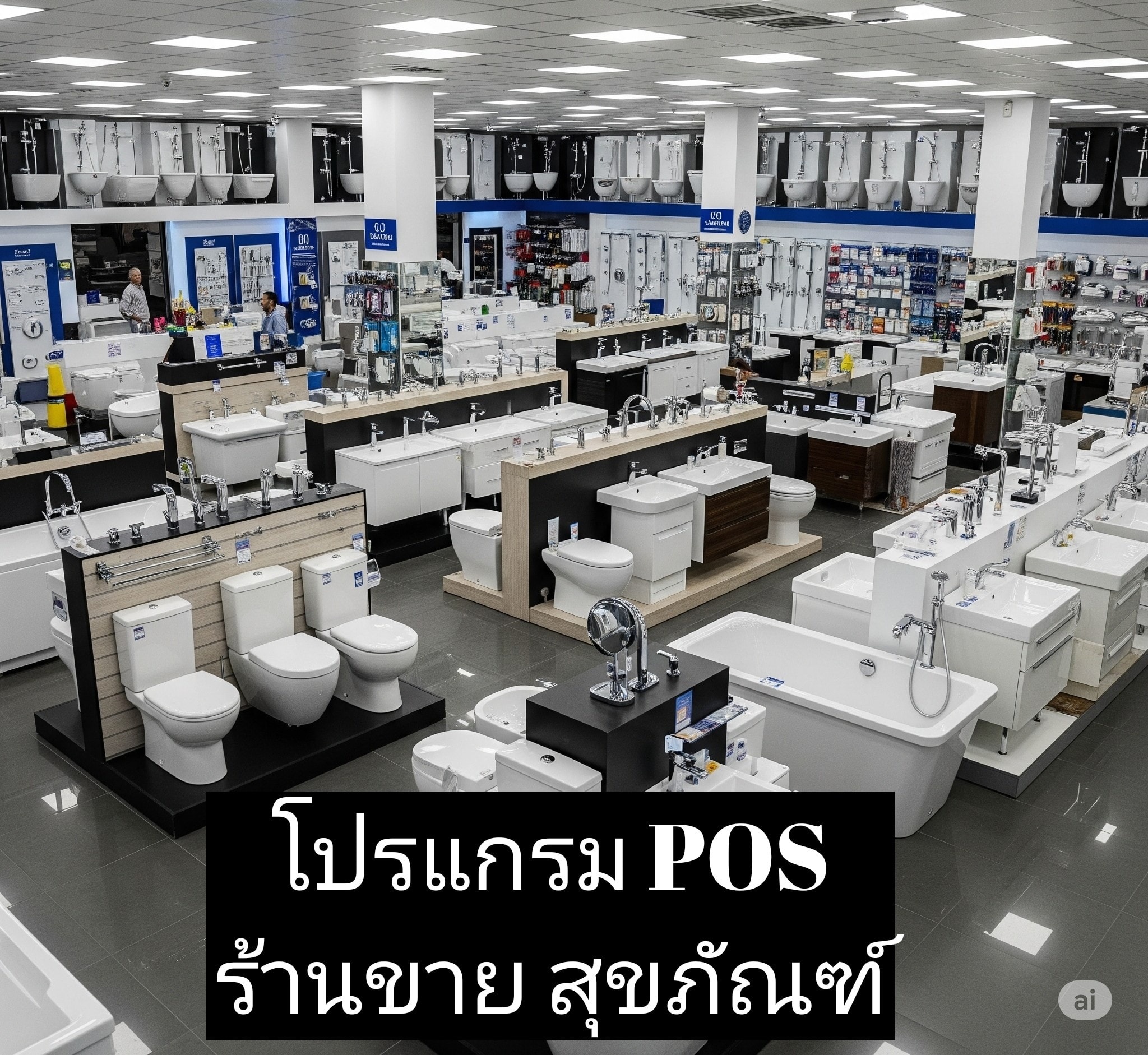 โปรแกรม POS สำหรับร้านขายสุขภัณฑ์