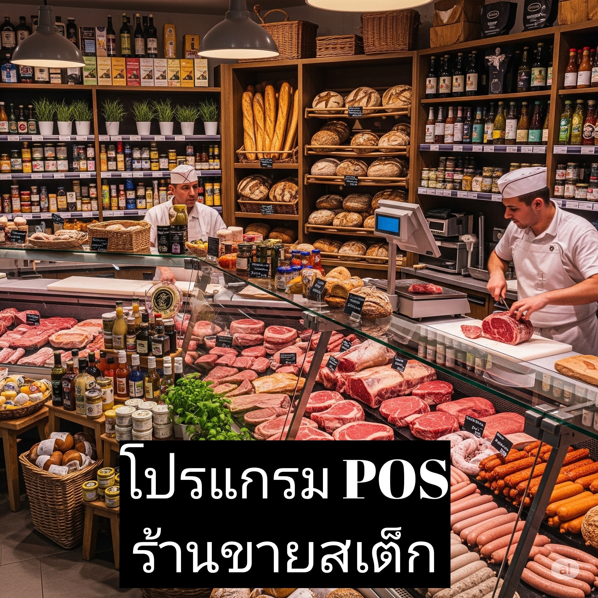 โปรแกรม POS สำหรับร้านขายเนื้อสเต็ก