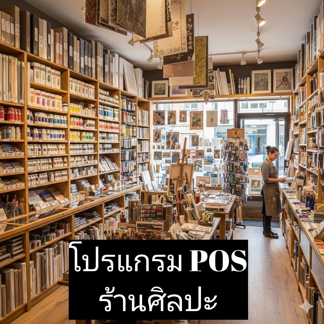 โปรแกรม POS ร้านศิลปะ