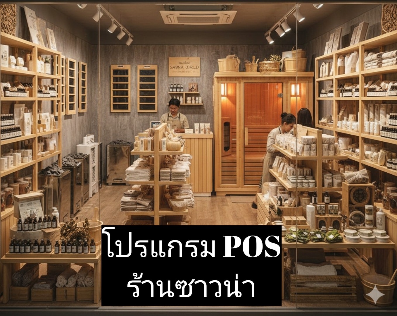 โปรแกรม POS ร้านซาวน่า