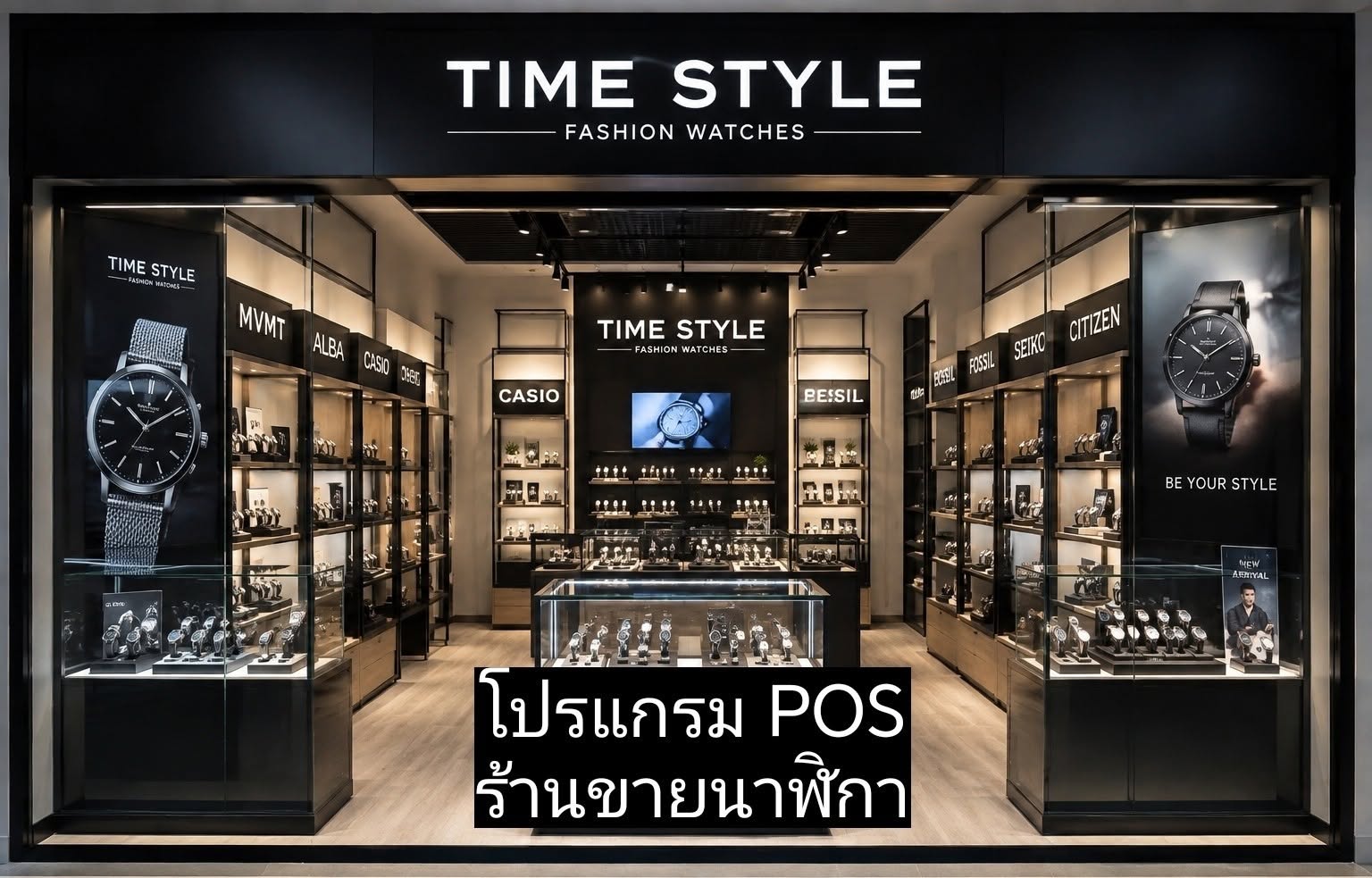 โปรแกรม POS ร้านขายนาฬิกา
