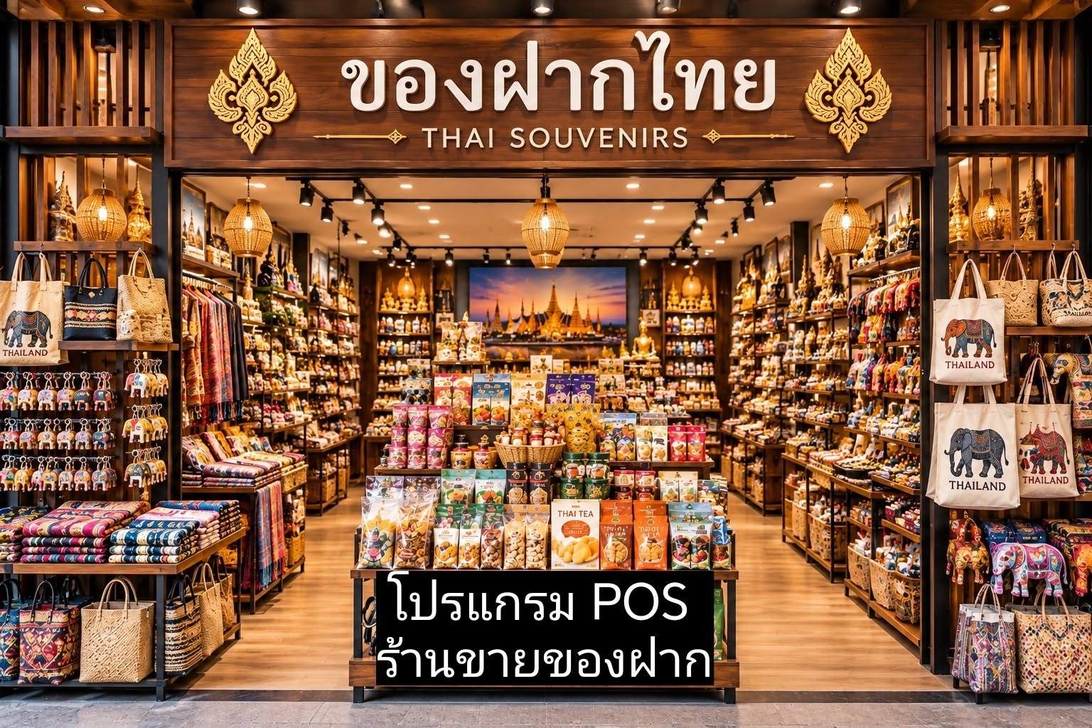 โปรแกรม POS ร้านขายของฝาก